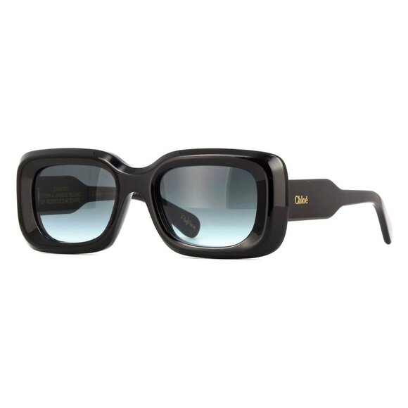 New CHLOE Black Square CH0188S 001 Sunglasses Women - Picture 1 of 6